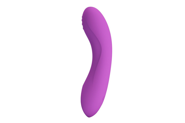 Фиолетовый мини-вибратор DJ Dick - 12,7 см.