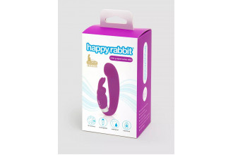 Лиловый вибратор Mini G-Spot Curve Vibe с клиторальным зайчиком
