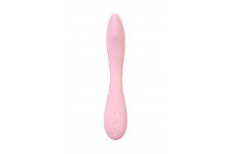 Розовый G-вибратор со стимулирующим шариком Mitzi - 21 см.