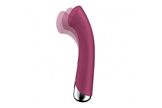 Сливовый вибратор для G-точки Spinning G-Spot 1 - 17 см.