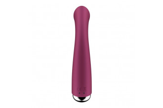 Сливовый вибратор для G-точки Spinning G-Spot 1 - 17 см.