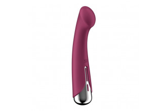 Сливовый вибратор для G-точки Spinning G-Spot 1 - 17 см.