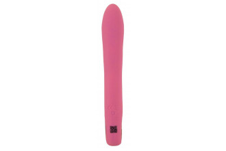 Розовый тонкий вибратор для точки G Slim G-Spot Rose - 21,4 см.