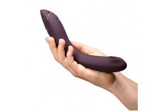 Сливовый стимулятор G-точки Womanizer OG c технологией Pleasure Air и вибрацией - 17,7 см.