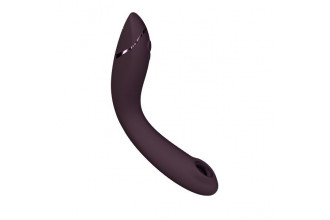 Сливовый стимулятор G-точки Womanizer OG c технологией Pleasure Air и вибрацией - 17,7 см.
