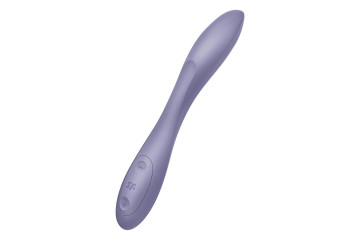 Сиреневый гибкий вибратор Satisfyer G-Spot Flex 2 - 19,5 см.