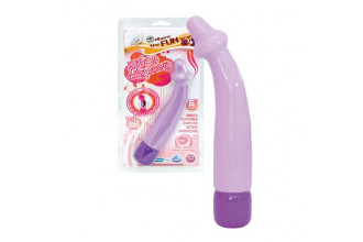 Фиолетовый вибростимулятор G-точки Pulse Odyssey - 15,2 см.