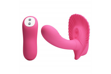 Розовая вагинальная пробка для G-стимуляции