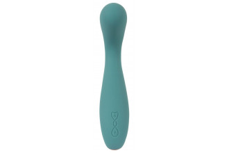 Бирюзовый вибратор для точки G The Magician G-Spot Vibrator - 19 см.