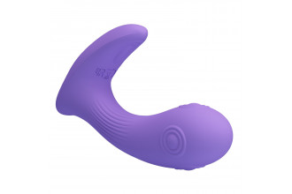 Сиреневый вибратор Andromeda с функцией постукивания