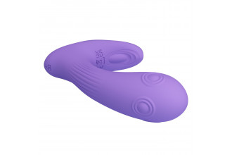 Сиреневый вибратор Andromeda с функцией постукивания