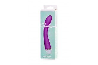 Фиолетовый вибратор Lantana - 22 см.