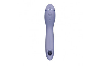 Сиреневый стимулятор G-точки Womanizer OG c технологией Pleasure Air и вибрацией - 17,7 см.
