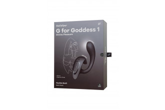 Темно-серый вибратор для G-стимуляции G for Goddess 1