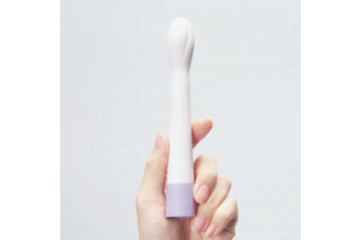 Сиреневый вибратор Iroha Koharu Suiren - 16 см.