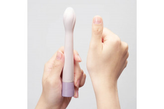 Сиреневый вибратор Iroha Koharu Suiren - 16 см.