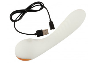 Люминесцентный вибратор для точки G Glow in the dark G-Spot - 17,9 см.