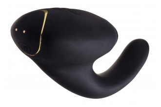 Чёрный стимулятор 2-в-1 для женщин Womanizer InsideOut