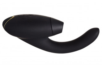 Чёрный стимулятор 2-в-1 для женщин Womanizer InsideOut