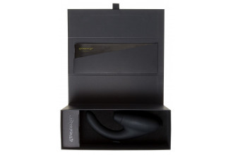 Чёрный стимулятор 2-в-1 для женщин Womanizer InsideOut