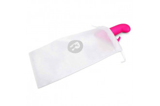 Розовый вибромассажер для G-точки Come hither G-Spot Rabbit - 24,5 см.