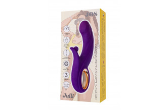 Фиолетовый вибратор Julli с функций Up&Down - 20,5 см. Фиолетовый вибратор Julli с функций Up&Down - 20,5 см.