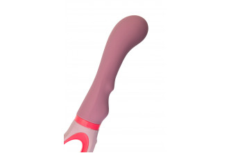 Розовый вибратор для G-стимуляции Rose - 19 см.