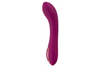 Лиловый вибратор с функцией расширения Inflatable Vibrator - 21,1 см.