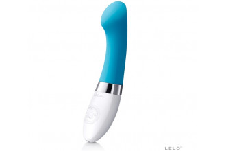 Голубой вибромассажёр Gigi 2 Turquoise Blue
