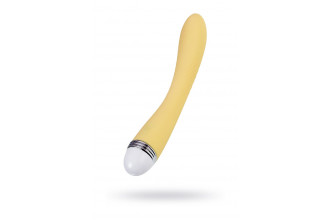 Желтый вибратор Calla - 22 см. Желтый вибратор Calla - 22 см.