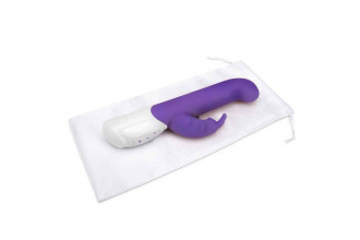 Фиолетовый вибромассажер для G-точки Come hither G-Spot Rabbit - 24,5 см.