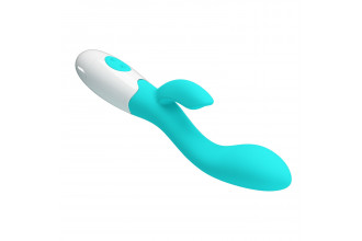 Мятный вибратор-кролик для G-стимуляции Brighty - 20 см. Мятный вибратор-кролик для G-стимуляции Brighty - 20 см.