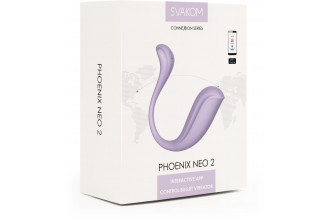 Сиреневый вибромассажер Phoenix Neo 2