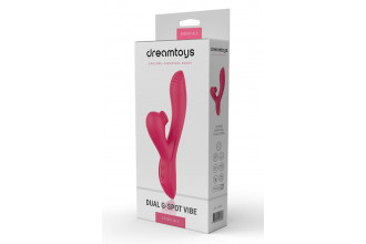 Розовый вибратор-кролик Dual G-Spot Vibe - 22,5 см.