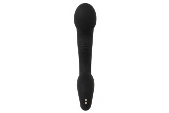 Черный силиконовый вибратор G & P-Spot Vibrator - 16,8 см. Черный силиконовый вибратор G & P-Spot Vibrator - 16,8 см.