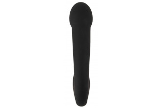 Черный силиконовый вибратор G & P-Spot Vibrator - 16,8 см. Черный силиконовый вибратор G & P-Spot Vibrator - 16,8 см.