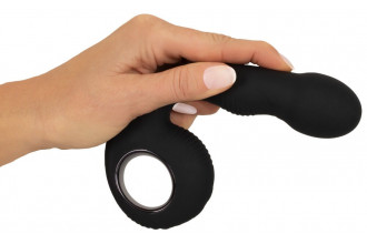 Черный силиконовый вибратор G & P-Spot Vibrator - 16,8 см. Черный силиконовый вибратор G & P-Spot Vibrator - 16,8 см.