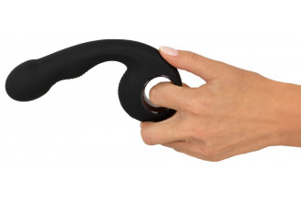 Черный силиконовый вибратор G & P-Spot Vibrator - 16,8 см. Черный силиконовый вибратор G & P-Spot Vibrator - 16,8 см.