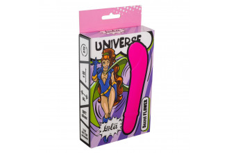 Розовый мини-вибратор Universe Secret Flower - 12,6 см.