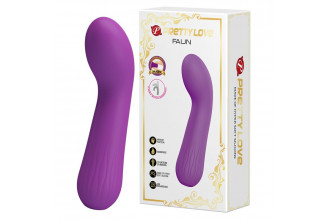 Фиолетовый гнущийся вибратор Faun - 15 см.