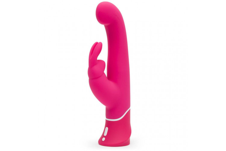 Розовый вибратор-кролик G-Spot Rechargeable Rabbit Vibrator - 24,1 см.