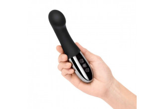 Черный стимулятор для точки G Le Wand GEE - 16,6 см.