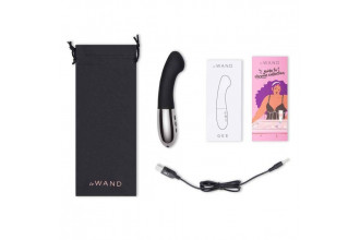 Черный стимулятор для точки G Le Wand GEE - 16,6 см.