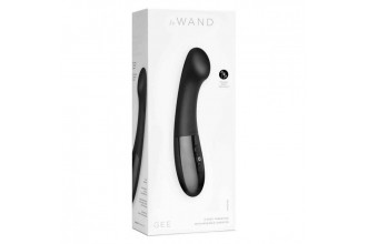 Черный стимулятор для точки G Le Wand GEE - 16,6 см.