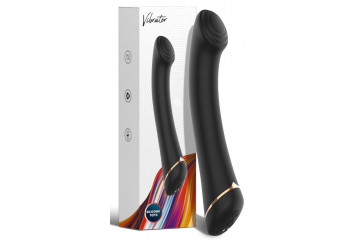 Черны вибратор для G-точки Gwand - 18,7 см.