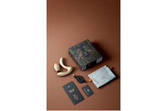 Белый вибромассажёр G-зоны Talis с пульсацией, вакуумной стимуляцией и функцией нагрева