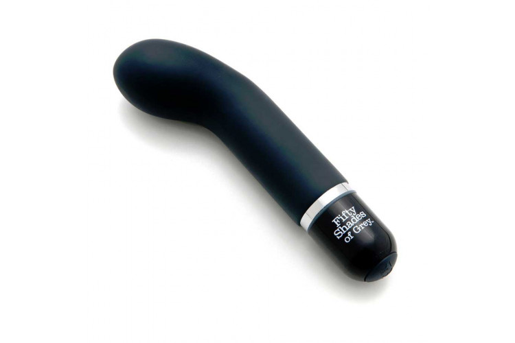 Черный силиконовый мини-вибратор Mini G-Spot Vibrator - 13,3 см.