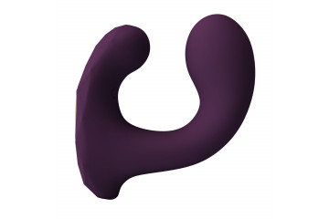 Фиолетовый С-образный вибратор с управлением через приложение Billy