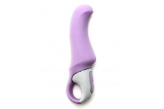 Сиреневый вибратор Satisfyer Charming Smile - 18,5 см.