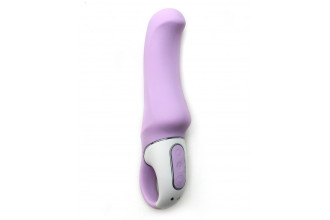 Сиреневый вибратор Satisfyer Charming Smile - 18,5 см.
